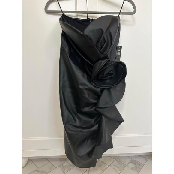 Express Dresses & Skirts - New! Express Leather Dress